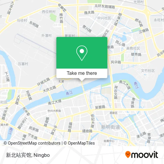 新北站宾馆 map