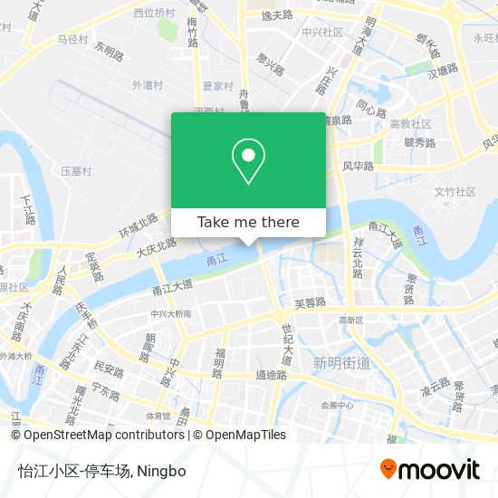 怡江小区-停车场 map