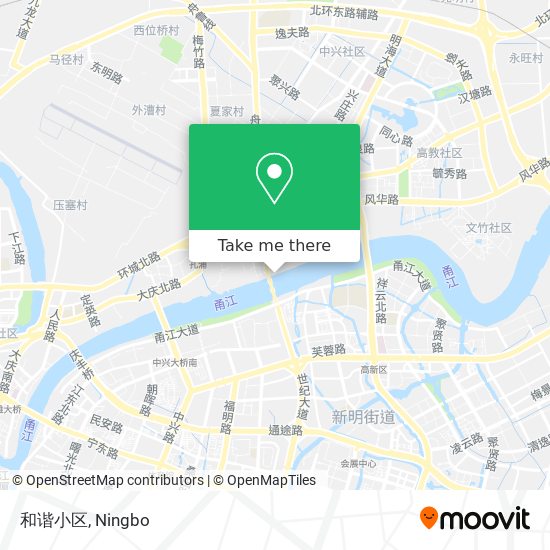 和谐小区 map