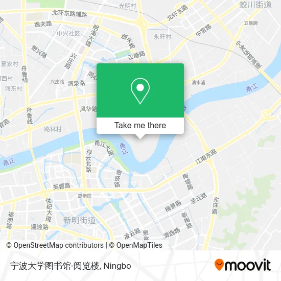 宁波大学图书馆-阅览楼 map