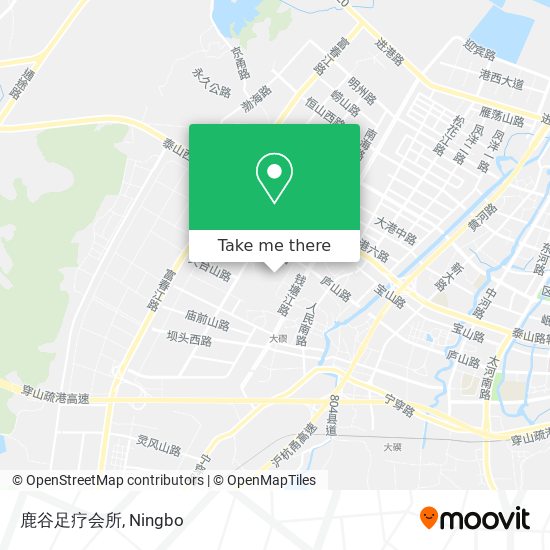 鹿谷足疗会所 map