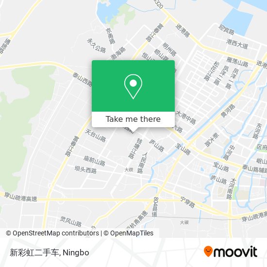 新彩虹二手车 map