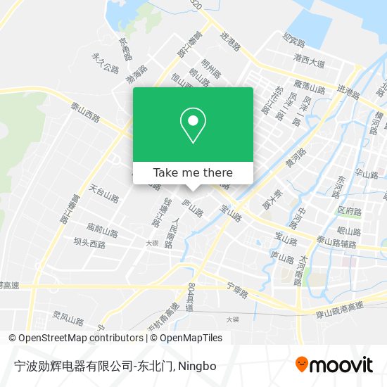宁波勋辉电器有限公司-东北门 map