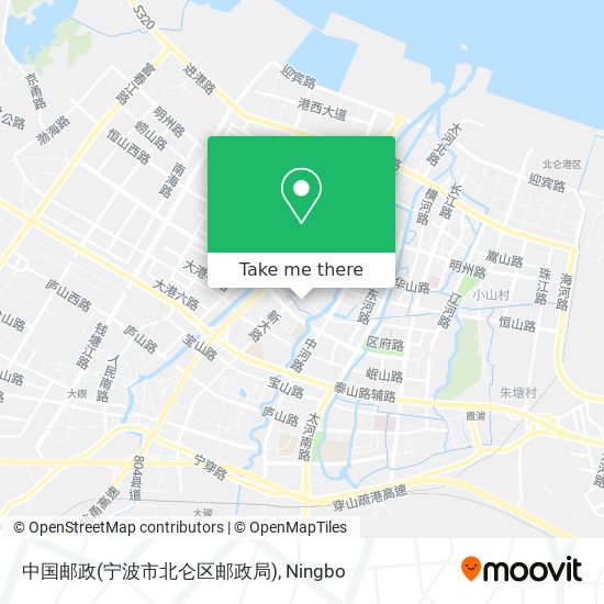 中国邮政(宁波市北仑区邮政局) map