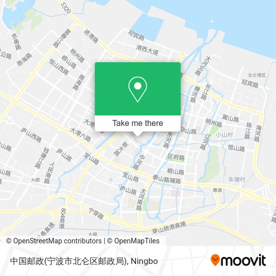 中国邮政(宁波市北仑区邮政局) map