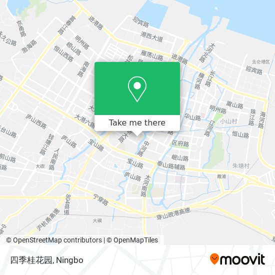 四季桂花园 map