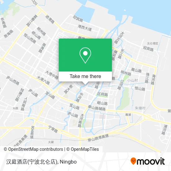 汉庭酒店(宁波北仑店) map