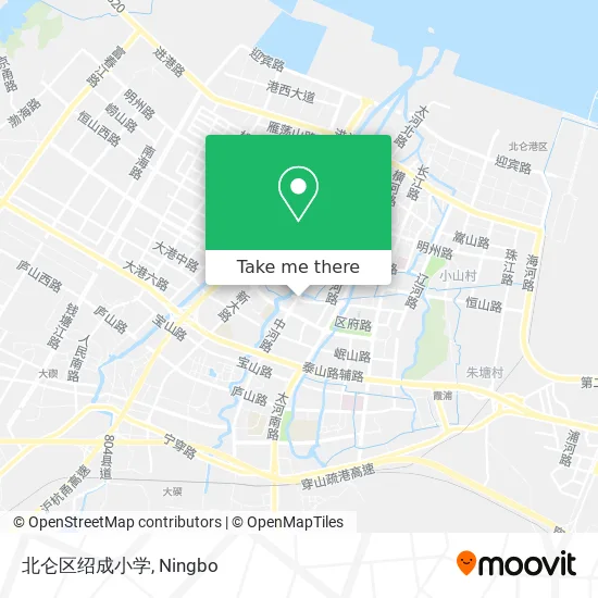 北仑区绍成小学 map