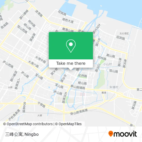 三峰公寓 map