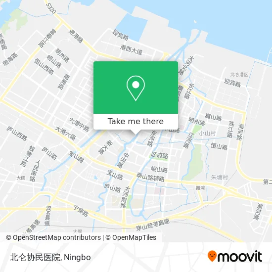 北仑协民医院 map