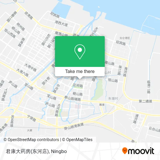君康大药房(东河店) map