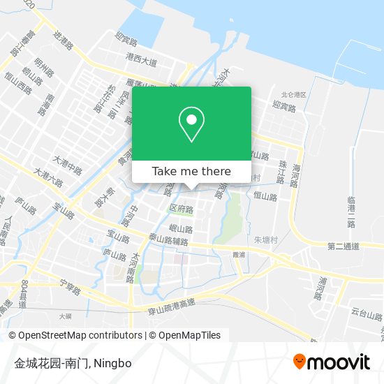 金城花园-南门 map