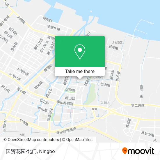 国贸花园-北门 map