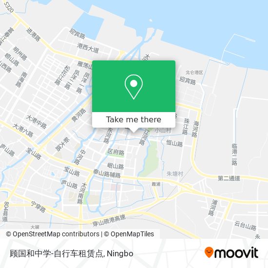 顾国和中学-自行车租赁点 map