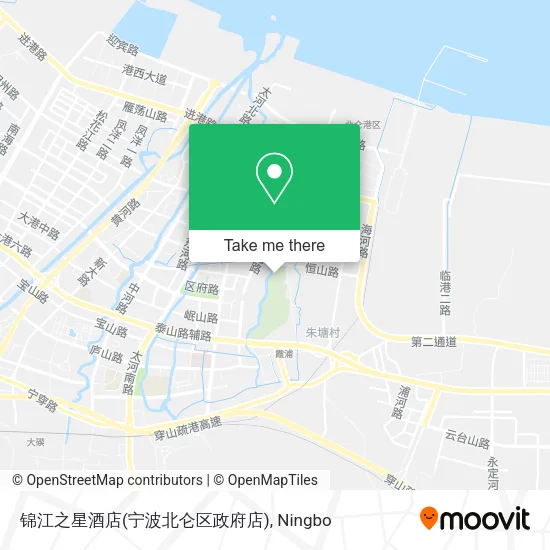 锦江之星酒店(宁波北仑区政府店) map