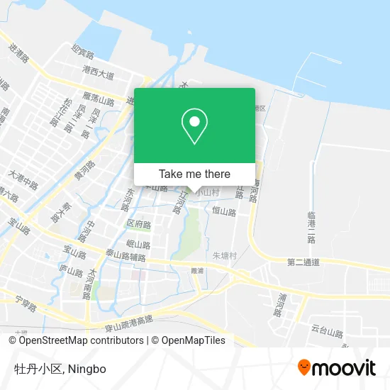 牡丹小区 map