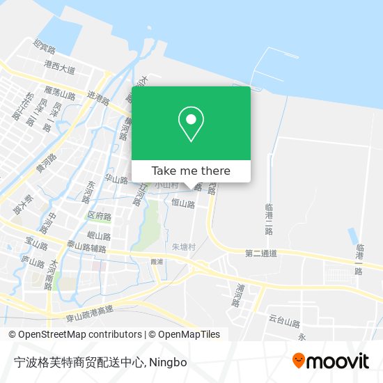 宁波格芙特商贸配送中心 map