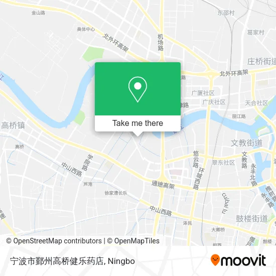 宁波市鄞州高桥健乐药店 map