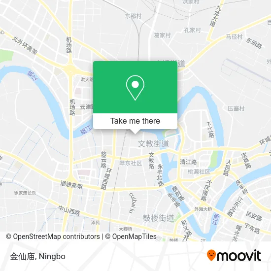 金仙庙 map