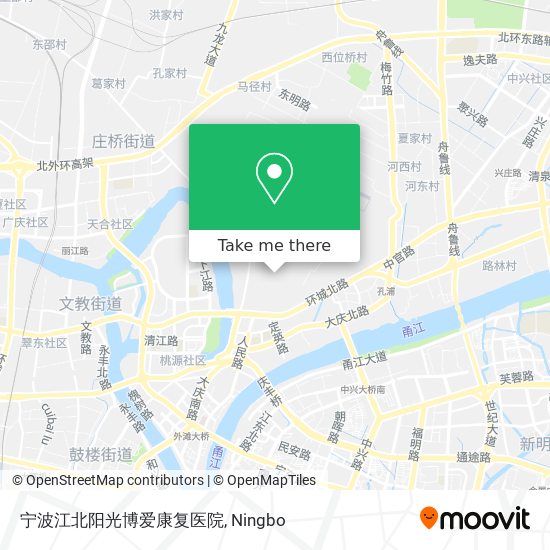 宁波江北阳光博爱康复医院 map