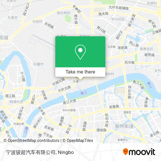 宁波骏超汽车有限公司 map