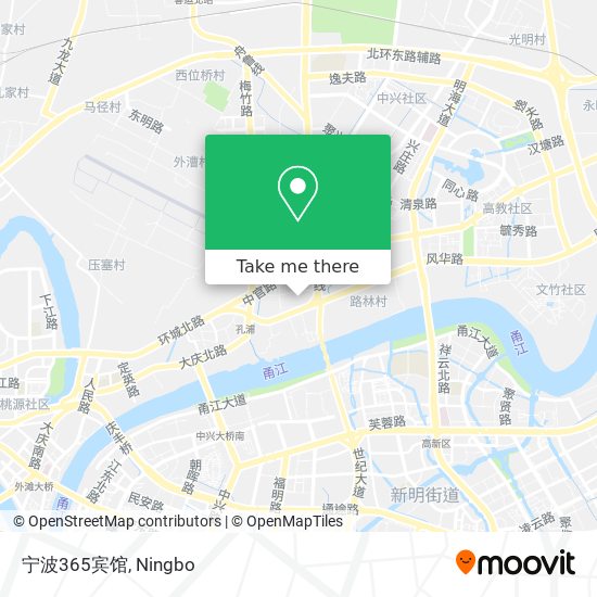 宁波365宾馆 map