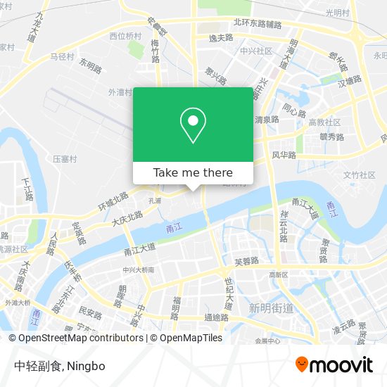 中轻副食 map
