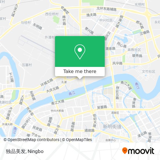 独品美发 map