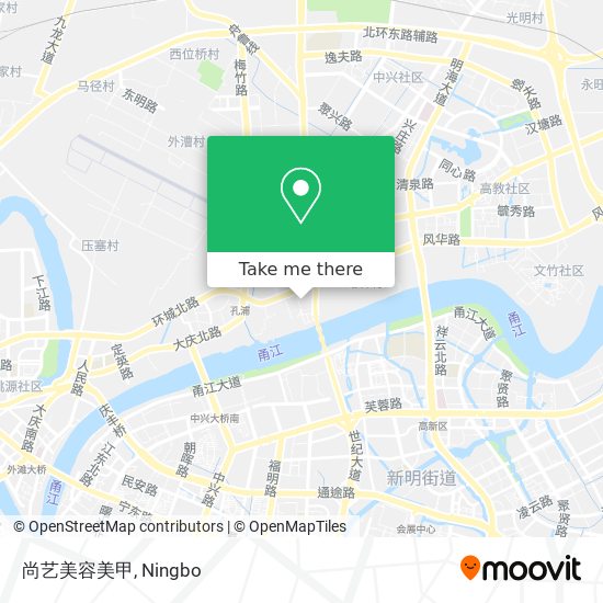 尚艺美容美甲 map