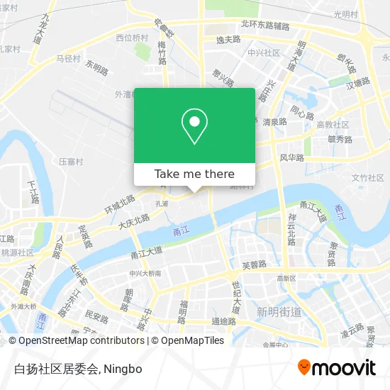 白扬社区居委会 map