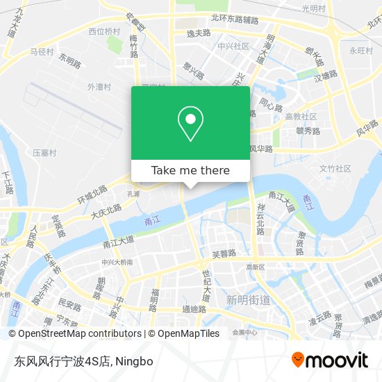 东风风行宁波4S店 map