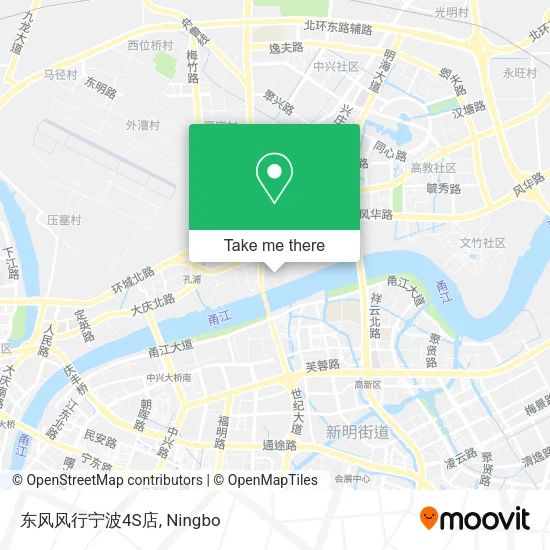 东风风行宁波4S店 map