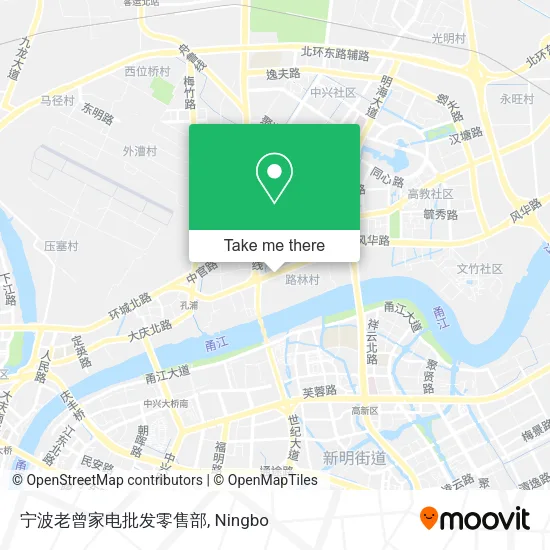 宁波老曾家电批发零售部 map
