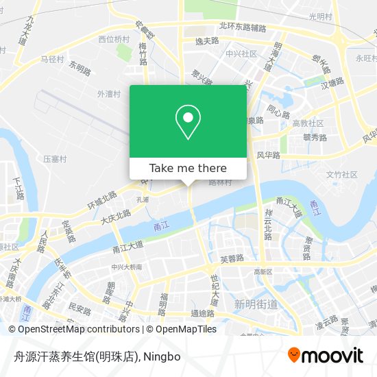 舟源汗蒸养生馆(明珠店) map