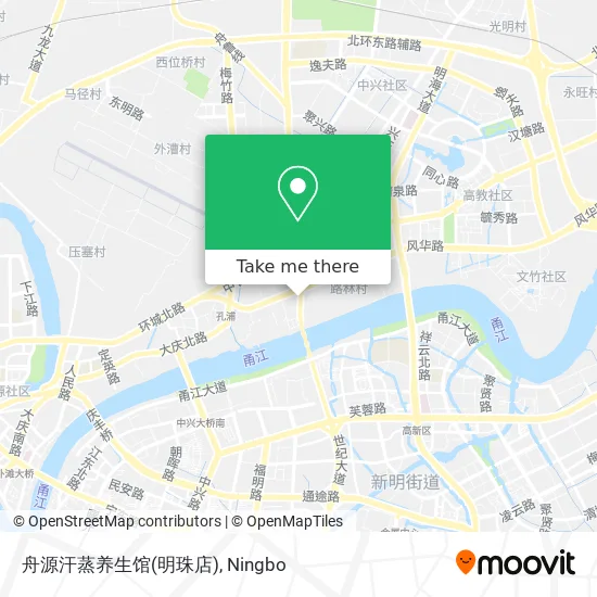 舟源汗蒸养生馆(明珠店) map
