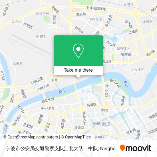 宁波市公安局交通警察支队江北大队二中队 map