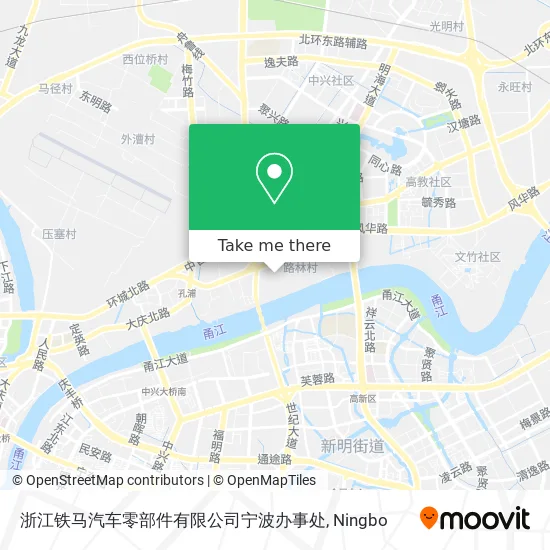 浙江铁马汽车零部件有限公司宁波办事处 map