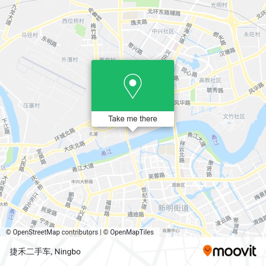 捷禾二手车 map
