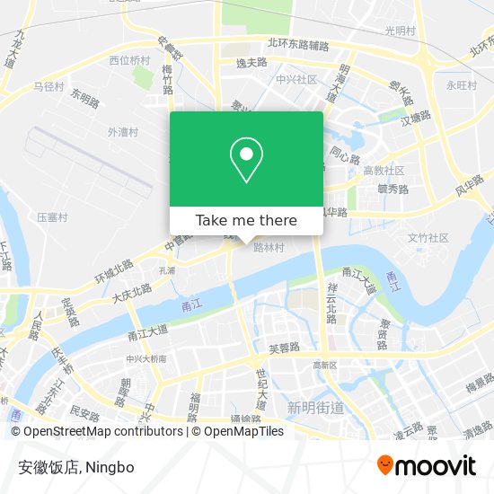 安徽饭店 map