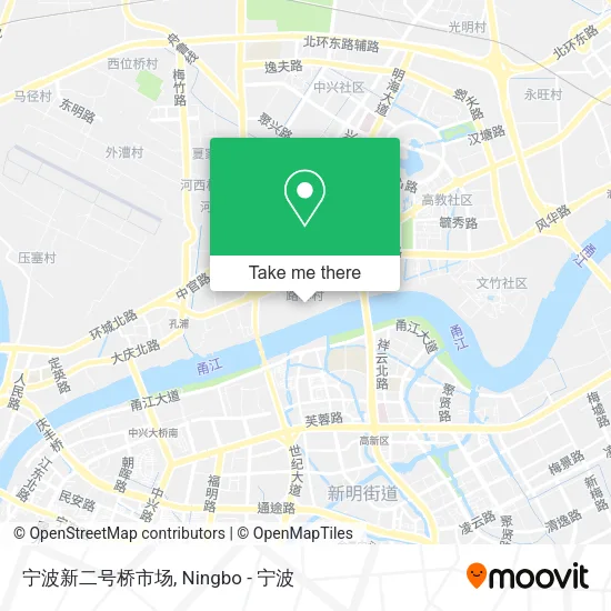 宁波新二号桥市场 map
