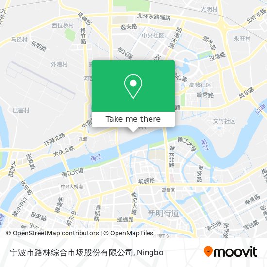 宁波市路林综合市场股份有限公司 map