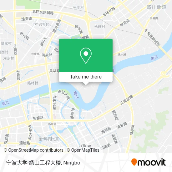 宁波大学-绣山工程大楼 map