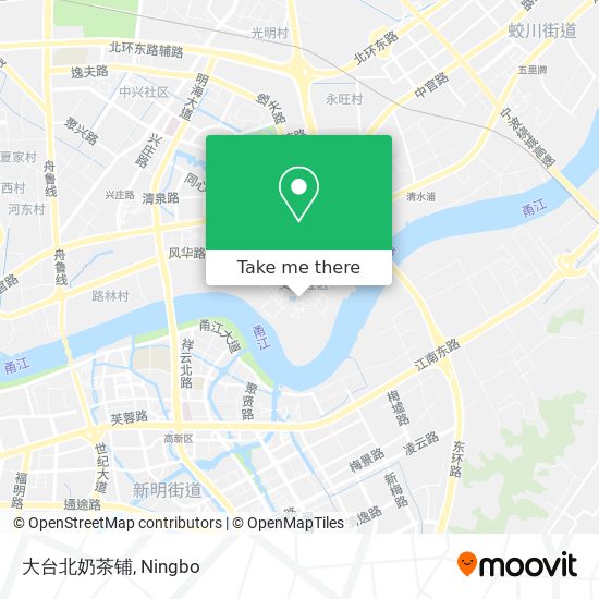 大台北奶茶铺 map