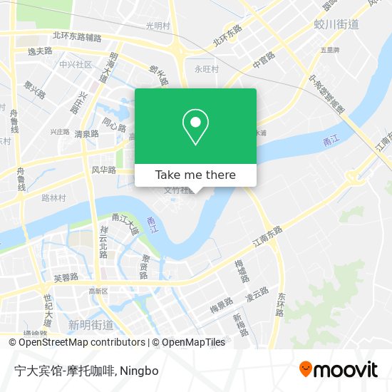 宁大宾馆-摩托咖啡 map