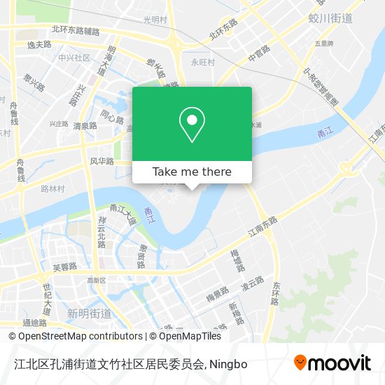 江北区孔浦街道文竹社区居民委员会 map