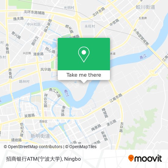 招商银行ATM(宁波大学) map