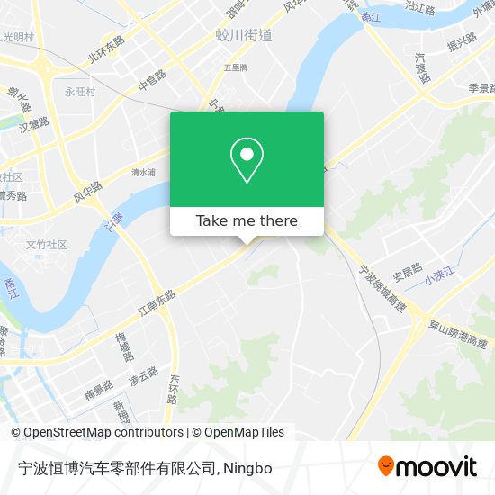 宁波恒博汽车零部件有限公司 map