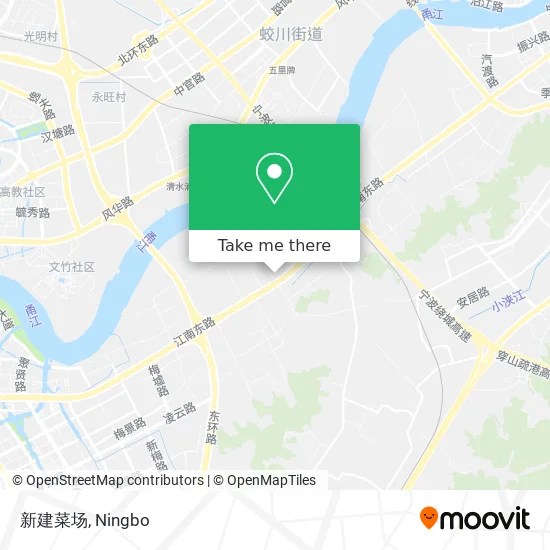 新建菜场 map