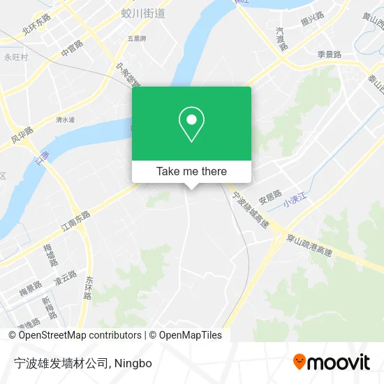 宁波雄发墙材公司 map