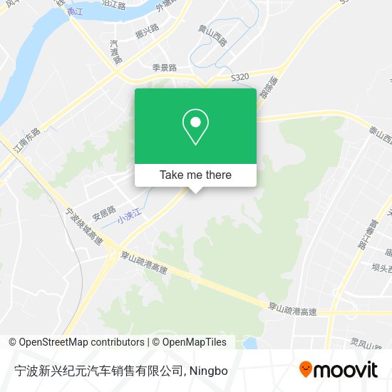 宁波新兴纪元汽车销售有限公司 map